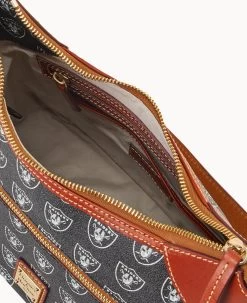NFL Raiders Hobo RAIDERS -Online Sale Dooney & Bourke B1957G NJBLPATNRAID ALT2