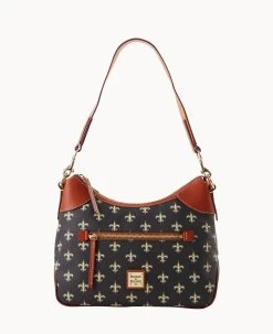 NFL Saints Hobo SAINTS -Online Sale Dooney & Bourke B1957G NJBLPATNSNTS 1