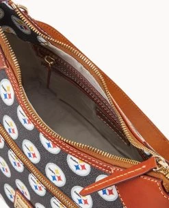 NFL Steelers Hobo STEELERS -Online Sale Dooney & Bourke B1957G NJBLPATNSTLR ALT2 1