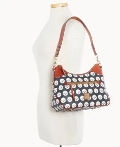 NFL Steelers Hobo STEELERS -Online Sale Dooney & Bourke B1957G NJBLPATNSTLR ALT4 1