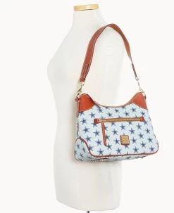 NFL Cowboys Hobo COWBOYS 18 NFL Cowboys Hobo COWBOYS -Online Sale Dooney & Bourke B1957G NJGYPATNCOWB ALT4 1