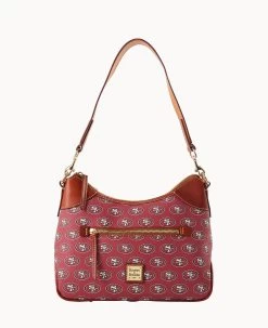 NFL 49ERS Hobo 49ERS 15 NFL 49ERS Hobo 49ERS -Online Sale Dooney & Bourke B1957G NJRDPATN49ER 1