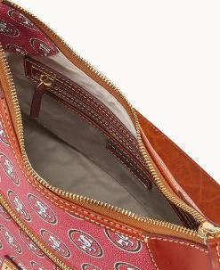 NFL 49ERS Hobo 49ERS 17 NFL 49ERS Hobo 49ERS -Online Sale Dooney & Bourke B1957G NJRDPATN49ER ALT2 1