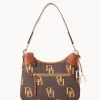 Monogram Hobo Brown Tmoro 2 Monogram Hobo Brown Tmoro -Online Sale Dooney & Bourke B1957G QRBMPAKR