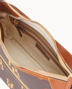 Monogram Hobo Brown Tmoro 25 Monogram Hobo Brown Tmoro -Online Sale Dooney & Bourke B1957G QRBMPAKR ALT2