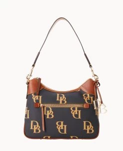 Monogram Hobo Brown Tmoro 33 Monogram Hobo Brown Tmoro -Online Sale Dooney & Bourke B1957G QRCOPAKR