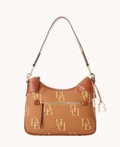 Monogram Hobo Brown Tmoro 39 Monogram Hobo Brown Tmoro -Online Sale Dooney & Bourke B1957G QRSAPAKR