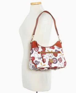MLB Nationals Hobo NATIONALS 18 MLB Nationals Hobo NATIONALS -Online Sale Dooney & Bourke B1957G QUMWPATNNTNL ALT4 1
