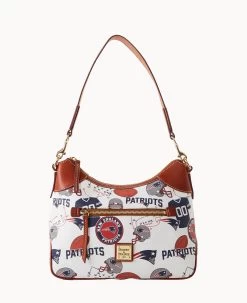 NFL Patriots Hobo PATRIOTS -Online Sale Dooney & Bourke B1957G QWMWPATNPATR 2