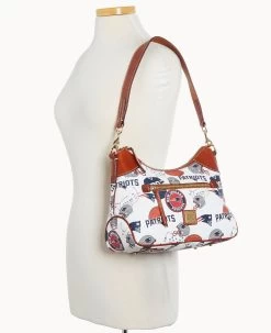 NFL Patriots Hobo PATRIOTS -Online Sale Dooney & Bourke B1957G QWMWPATNPATR ALT4 1