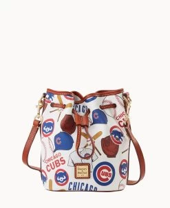 MLB Cubs Small Drawstring CUBS 15 MLB Cubs Small Drawstring CUBS -Online Sale Dooney & Bourke B1959G QUMWPATNCUBS 1