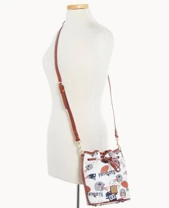 NFL Patriots Small Drawstring PATRIOTS -Online Sale Dooney & Bourke B1959G QWMWPATNPATR ALT4 1