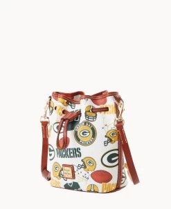 NFL Packers Small Drawstring PACKERS -Online Sale Dooney & Bourke B1959G QWMWPATNPCKR ALT1 1