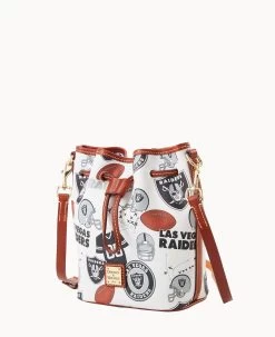 NFL Raiders Small Drawstring RAIDERS 15 NFL Raiders Small Drawstring RAIDERS -Online Sale Dooney & Bourke B1959G QWMWPATNRAID ALT1 1
