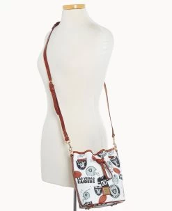 NFL Raiders Small Drawstring RAIDERS 13 NFL Raiders Small Drawstring RAIDERS -Online Sale Dooney & Bourke B1959G QWMWPATNRAID ALT4
