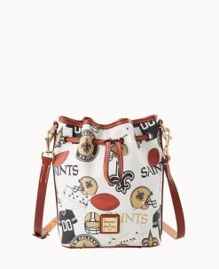 NFL Saints Small Drawstring SAINTS -Online Sale Dooney & Bourke B1959G QWMWPATNSNTS 2