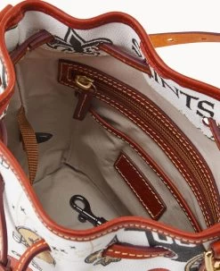 NFL Saints Small Drawstring SAINTS -Online Sale Dooney & Bourke B1959G QWMWPATNSNTS ALT2 1