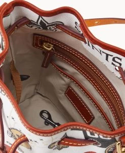 NFL Saints Small Drawstring SAINTS -Online Sale Dooney & Bourke B1959G QWMWPATNSNTS ALT2