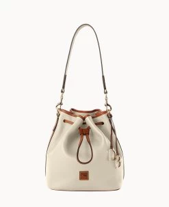 Pebble Grain Drawstring Hot Pink -Online Sale Dooney & Bourke B1961G 9PBOPAKR