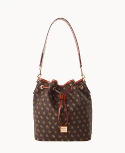Gretta Drawstring Bone -Online Sale Dooney & Bourke B1961G NGBMPATN