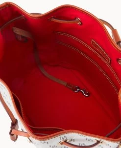 Gretta Drawstring Bone -Online Sale Dooney & Bourke B1961G NGBOPATN ALT2