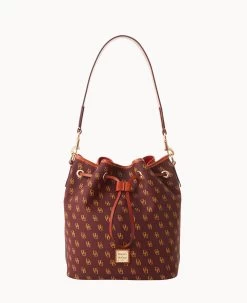Gretta Drawstring Bone -Online Sale Dooney & Bourke B1961G NGBXPATN