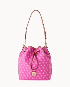 Gretta Drawstring Bone -Online Sale Dooney & Bourke B1961G NGFHPATN