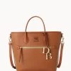 Pebble Grain Handle Tote Caramel -Online Sale Dooney & Bourke B1963G 9PCAPAKR