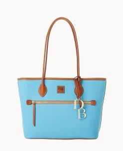 Pebble Grain Tote Hot Pink 39 Pebble Grain Tote Hot Pink -Online Sale Dooney & Bourke B1964G 9PSBPAKR