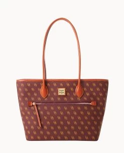 Gretta Tote Bordeaux -Online Sale Dooney & Bourke B1964G NGBXPATN 2