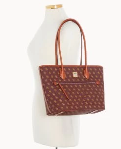 Gretta Tote Bordeaux -Online Sale Dooney & Bourke B1964G NGBXPATN ALT4 1