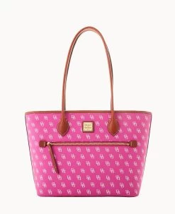Gretta Tote Bordeaux -Online Sale Dooney & Bourke B1964G NGFHPATN