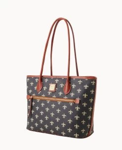 NFL Saints Tote SAINTS 16 NFL Saints Tote SAINTS -Online Sale Dooney & Bourke B1964G NJBLPATNSNTS ALT1 1