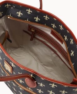 NFL Saints Tote SAINTS 13 NFL Saints Tote SAINTS -Online Sale Dooney & Bourke B1964G NJBLPATNSNTS ALT2