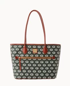 NFL Packers Tote PACKERS -Online Sale Dooney & Bourke B1964G NJGRPATNPCKR 1