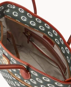 NFL Packers Tote PACKERS -Online Sale Dooney & Bourke B1964G NJGRPATNPCKR ALT2
