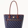 NFL Patriots Tote PATRIOTS -Online Sale Dooney & Bourke B1964G NJNVPATNPATR