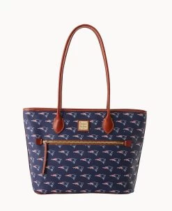 NFL Patriots Tote PATRIOTS -Online Sale Dooney & Bourke B1964G NJNVPATNPATR 2