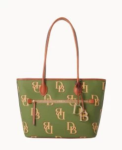 Monogram Tote Avocado -Online Sale Dooney & Bourke B1964G QRAVPAKR 2