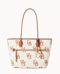 Monogram Tote Avocado -Online Sale Dooney & Bourke B1964G QRBEPAKR