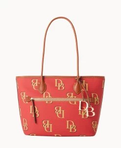 Monogram Tote Avocado -Online Sale Dooney & Bourke B1964G QRRDPAKR