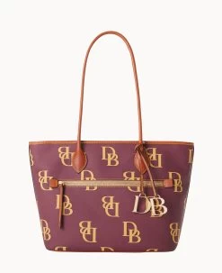 Monogram Tote Avocado -Online Sale Dooney & Bourke B1964G QRWNPAKR