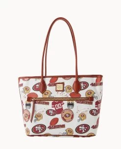 NFL 49ERS Tote 49ERS -Online Sale Dooney & Bourke B1964G QWMWPATN49ER 1