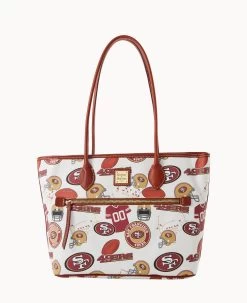 NFL 49ERS Tote 49ERS -Online Sale Dooney & Bourke B1964G QWMWPATN49ER 2