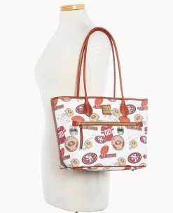 NFL 49ERS Tote 49ERS -Online Sale Dooney & Bourke B1964G QWMWPATN49ER ALT4 1