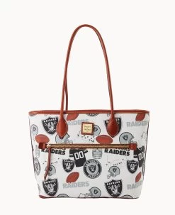 NFL Raiders Tote RAIDERS -Online Sale Dooney & Bourke B1964G QWMWPATNRAID 1