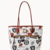 NFL Raiders Tote RAIDERS -Online Sale Dooney & Bourke B1964G QWMWPATNRAID