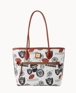 NFL Raiders Tote RAIDERS -Online Sale Dooney & Bourke B1964G QWMWPATNRAID 2