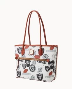 NFL Raiders Tote RAIDERS -Online Sale Dooney & Bourke B1964G QWMWPATNRAID ALT1 1