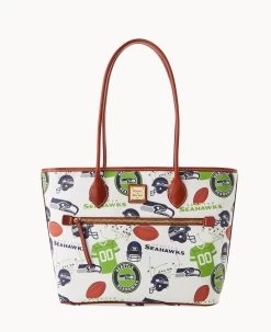 NFL Seahawks Tote SEAHAWKS -Online Sale Dooney & Bourke B1964G QWMWPATNSEAH 1